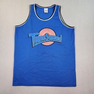 Mens Space Jam Tunes Squad Jersey Size Small Blue